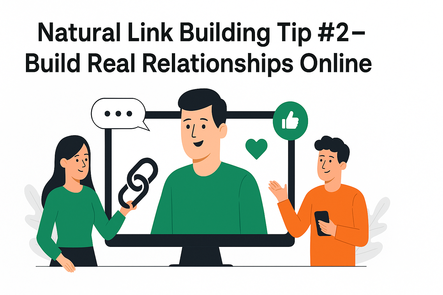 Natural Link Building Tip #2 – Build Real Relationships Online
