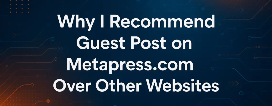Guest Post on Metapress.com